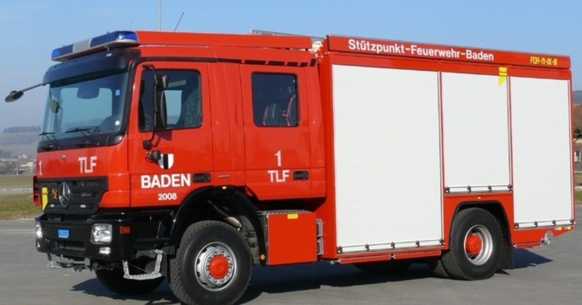 Feuerwehr Baden AG | Brändle Feuerwehrfahrzeuge